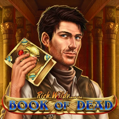 Book of Dead Egyptian-themed slot tile at Lucky Ones Canada